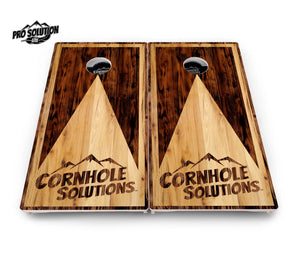 Wooden Triangle Cornhole Boards - Pro Solution Lite Series Cornhole Solutions
