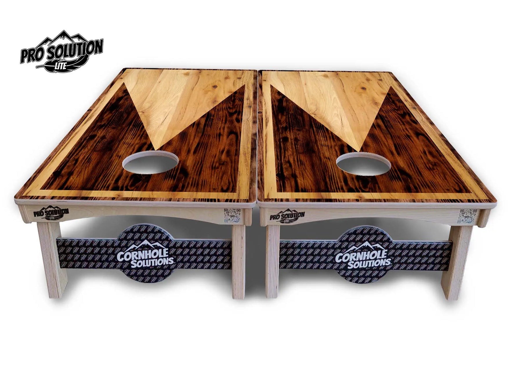 Wooden Triangle Cornhole Boards - Pro Solution Lite Series Cornhole Solutions