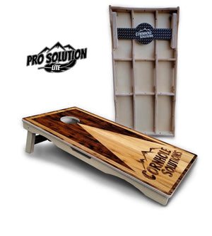 Wooden Triangle Cornhole Boards - Pro Solution Lite Series Cornhole Solutions