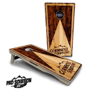 Wooden Triangle Cornhole Boards - Pro Solution Lite Series Cornhole Solutions