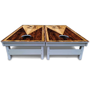 Wooden Triangle Letter Cornhole Boards - All Weather Series Cornhole Solutions