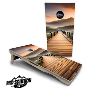 Wooden Bridge Cornhole Boards - Pro Solution Lite Series Cornhole Solutions