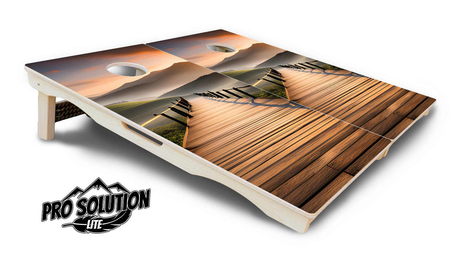Wooden Bridge Cornhole Boards - Pro Solution Lite Series Cornhole Solutions