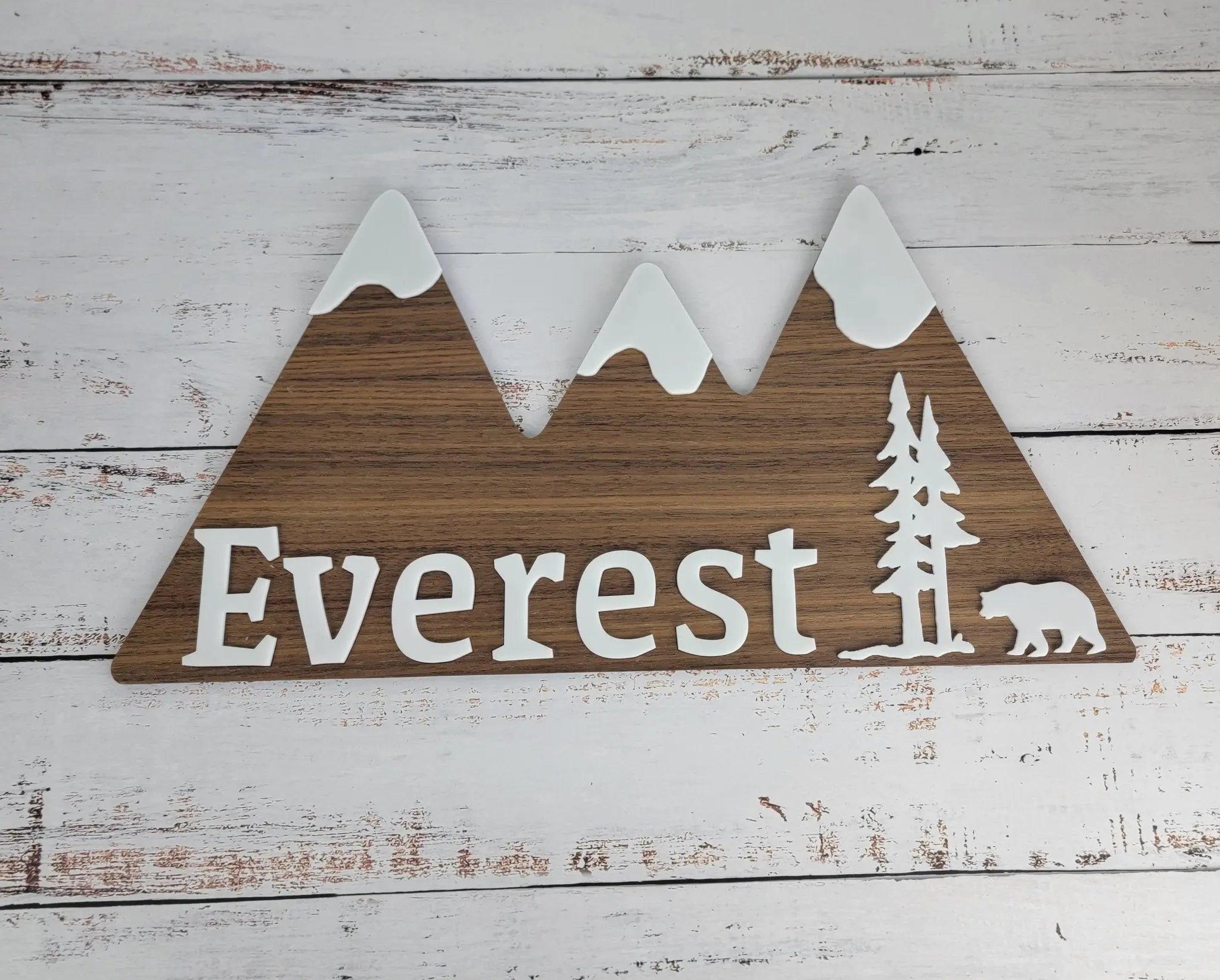 Woodland Baby Boy or Girl Nursery custom Sign EverLee Creations