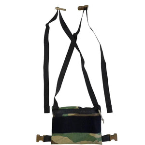 Woodland Minimalist Chest Rig Recycled Firefighter
