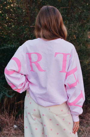 Worthy Light Pink Sweatshirt Southern Bliss Company