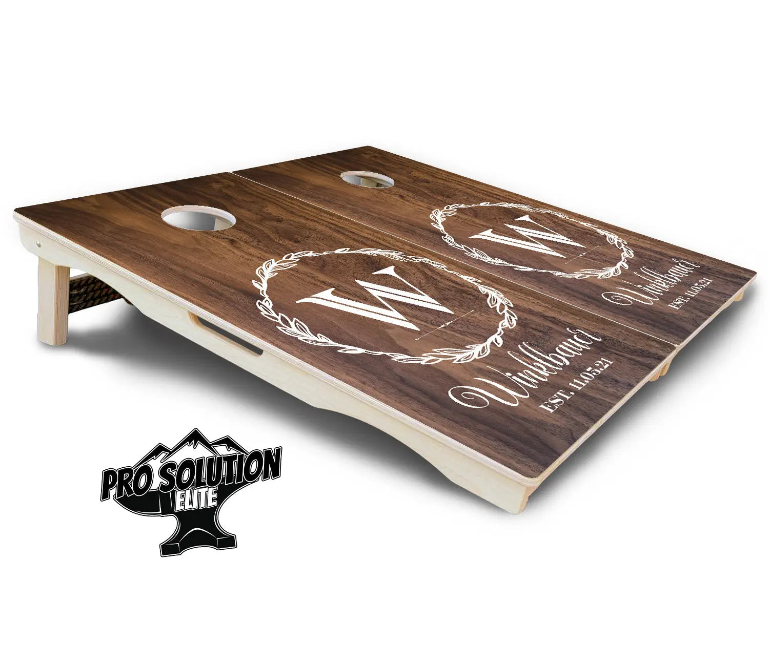 Wreath Cornhole Boards - Pro Solution Elite Series Cornhole Solutions