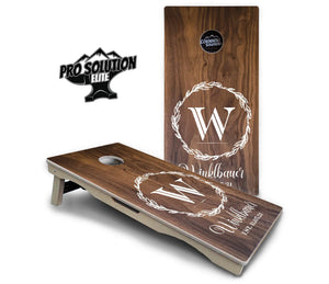 Wreath Cornhole Boards - Pro Solution Elite Series Cornhole Solutions