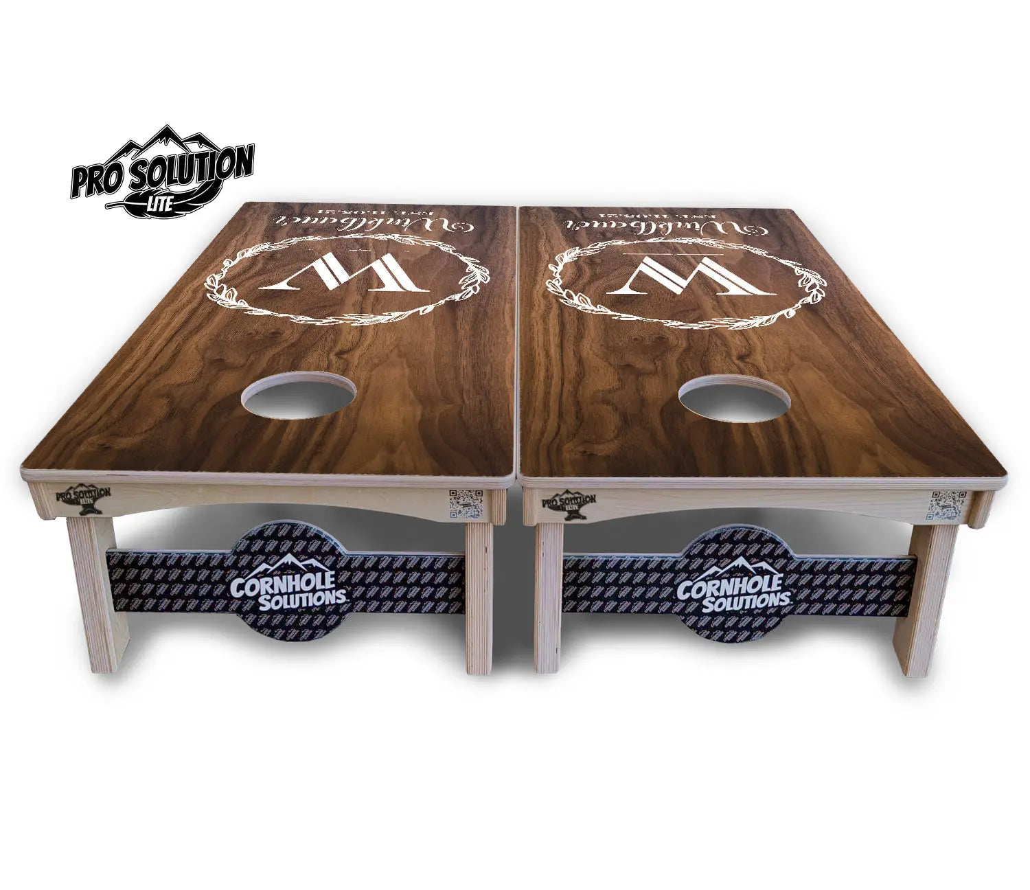 Wreath Cornhole Boards - Pro Solution Lite Series Cornhole Solutions