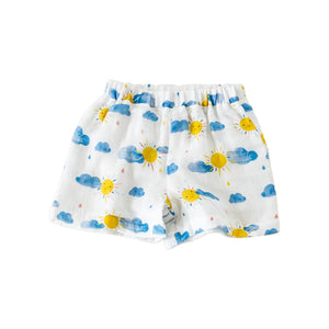 You Are My Sunshine Organic Muslin Shorts Nola Tawk