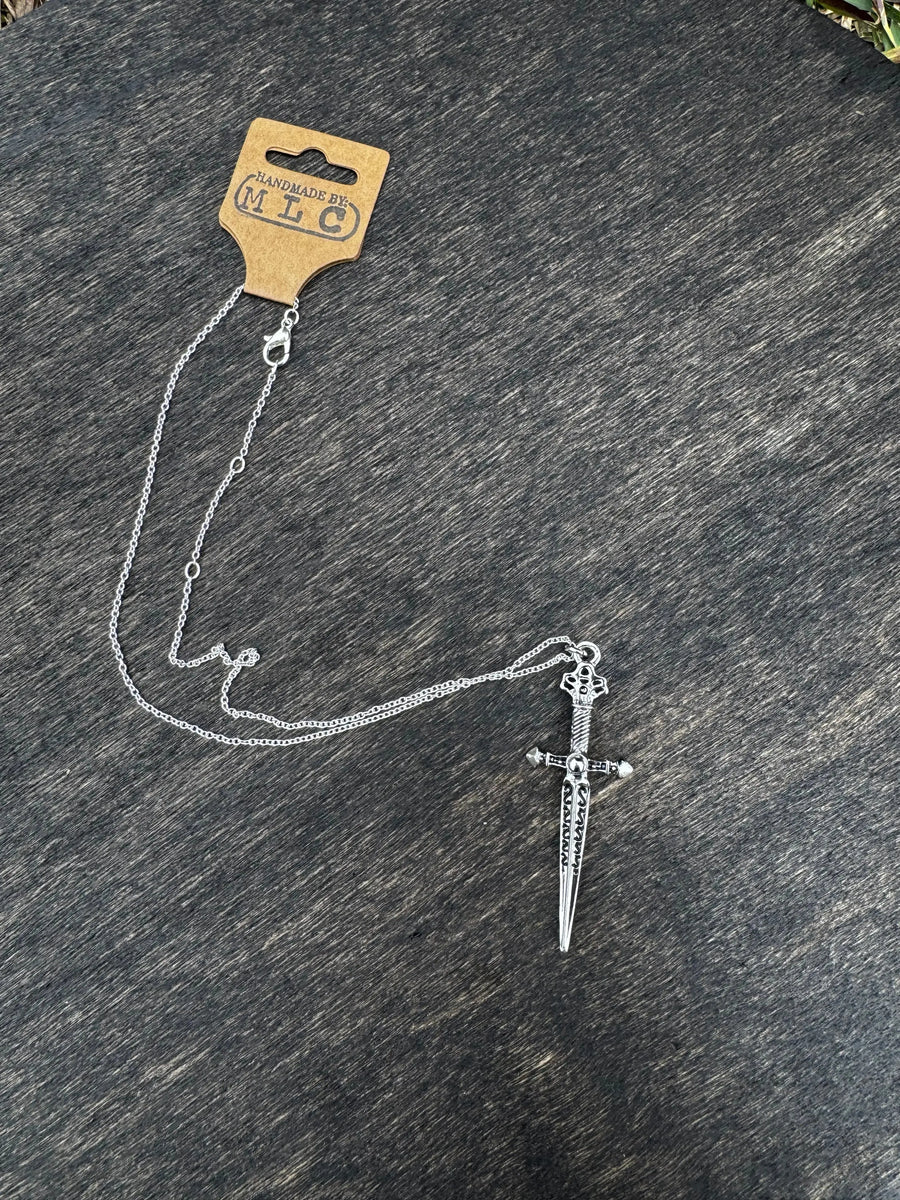 You Do Not Yield Necklace | Battle Shield Fantasy Jewelry Gift