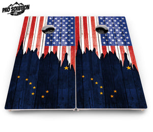 State Flag Cornhole Boards – AL to GA – Pro Lite or Pro Elite