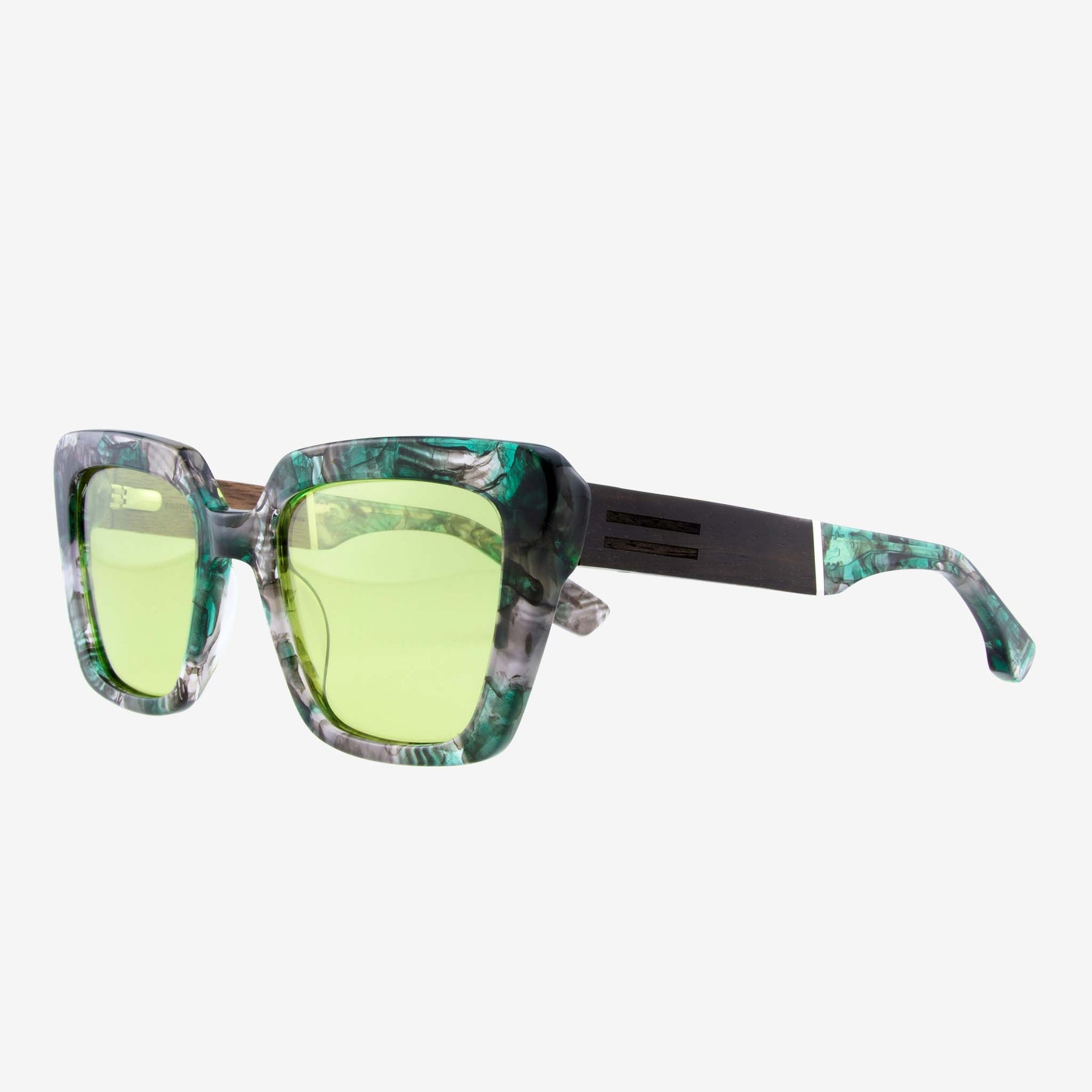 Amelia - Acetate & Wood Sunglasses