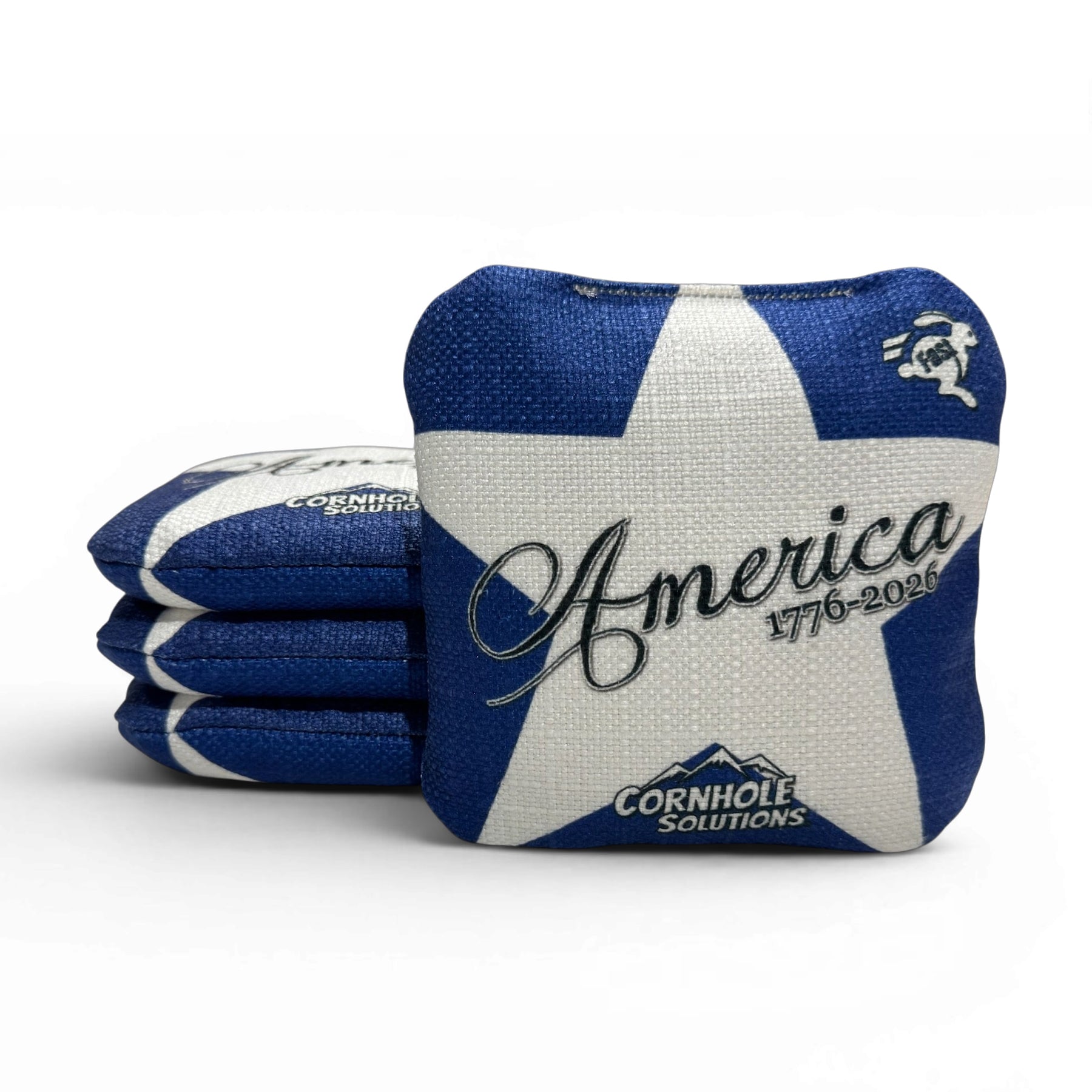 America Stars & Stripes - Pro Style REC Cornhole Bags – Regulation 6"x6" – Full Set of 8