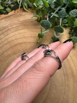 Amethyst Ring Adjustable