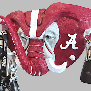 Alabama Crimson Tide Organization Hook Rack for Hats, Lanyards, Keys and Coats