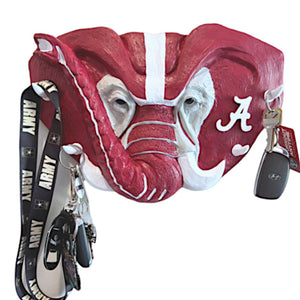 Alabama Crimson Tide Organization Hook Rack for Hats, Lanyards, Keys and Coats