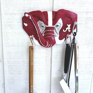Alabama Crimson Tide Organization Hook Rack for Hats, Lanyards, Keys and Coats