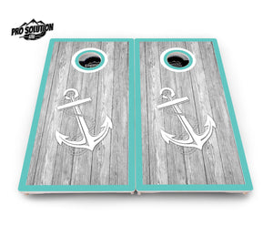 Anchor & Compass Cornhole Boards – Pro Lite or Pro Elite