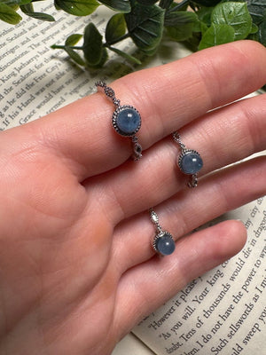 Aquamarine Adjustable Ring