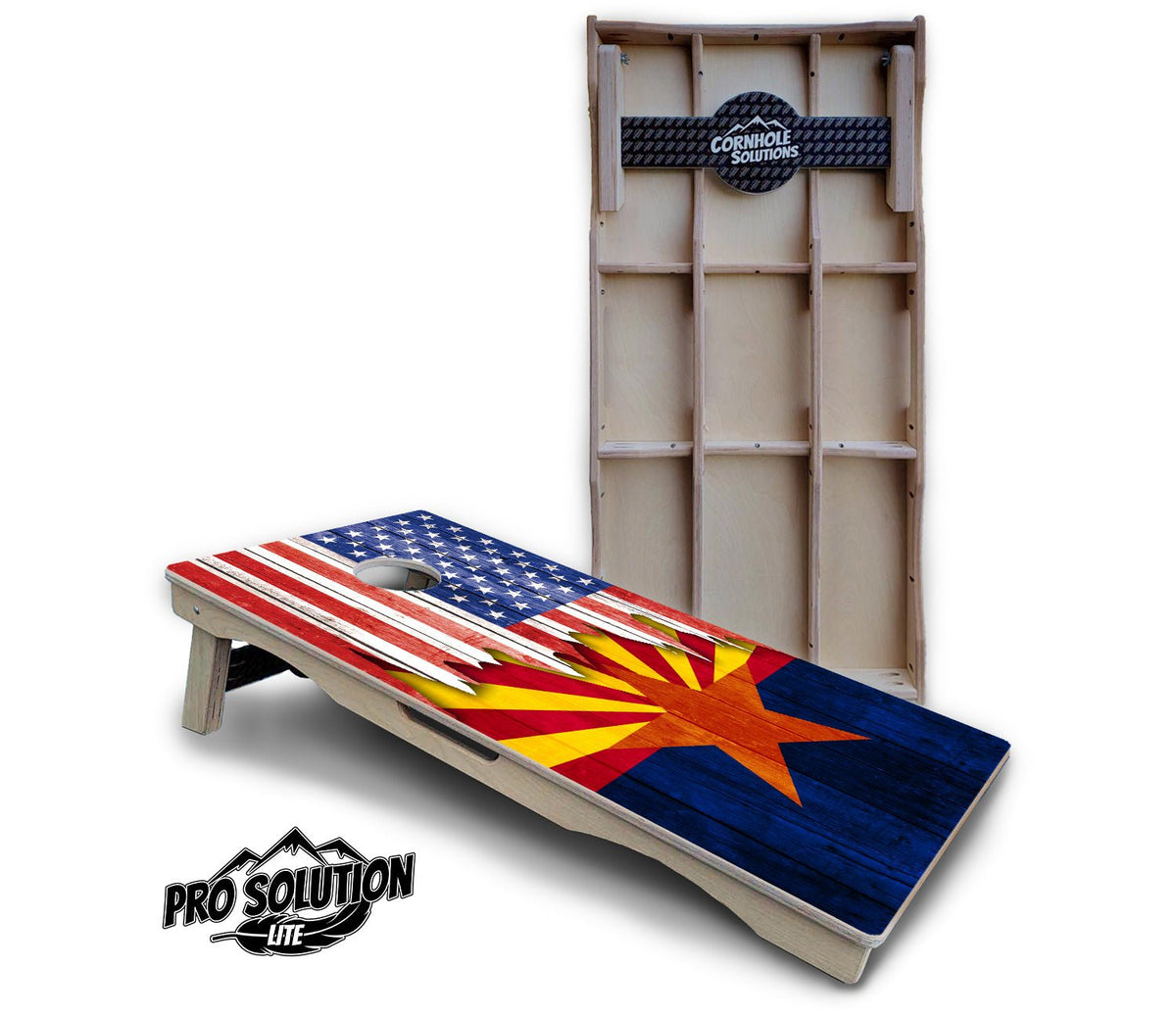 State Flag Cornhole Boards – AL to GA – Pro Lite or Pro Elite
