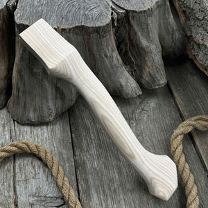 Ash Wood Axe Handle with Red Oak Wedges, 33 cm (12.99 inches)