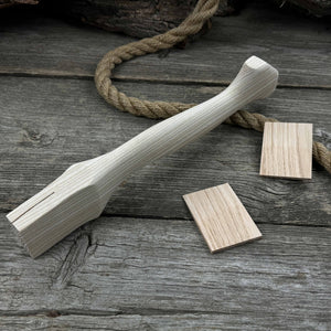 Ash Wood Axe Handle with Red Oak Wedges, 33 cm (12.99 inches)