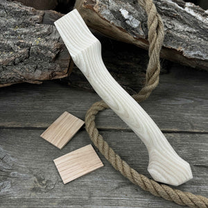 Ash Wood Axe Handle with Red Oak Wedges, 33 cm (12.99 inches)