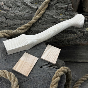 Ash Wood Axe Handle with Red Oak Wedges, 33 cm (12.99 inches)