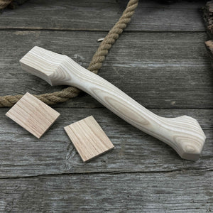 Ash Wood Axe Handle with Red Oak Wedges, 33 cm (12.99 inches)