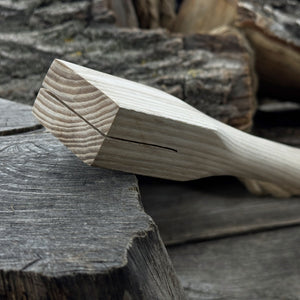 Ash Wood Axe Handle with Red Oak Wedges, 41.5 cm (16.3 in)