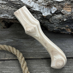 Ash Wood Handle for Adze or Axe, 23 cm (9.06 inches) with Red Oak Wedges