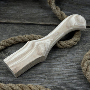 Ash Wood Handle for Adze or Axe, 23 cm (9.06 inches) with Red Oak Wedges