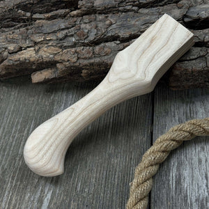 Ash Wood Handle for Adze or Axe, 23 cm (9.06 inches) with Red Oak Wedges