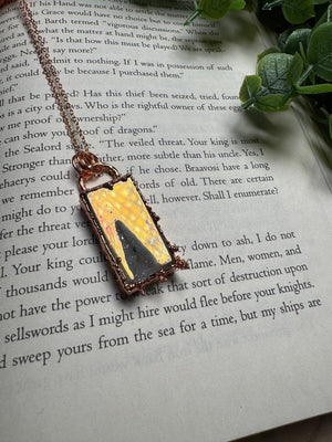 Aura Druzy Agate Necklace