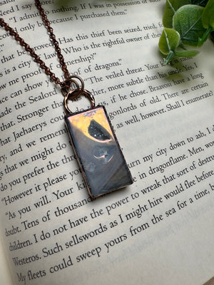 Aura Druzy Agate Necklace