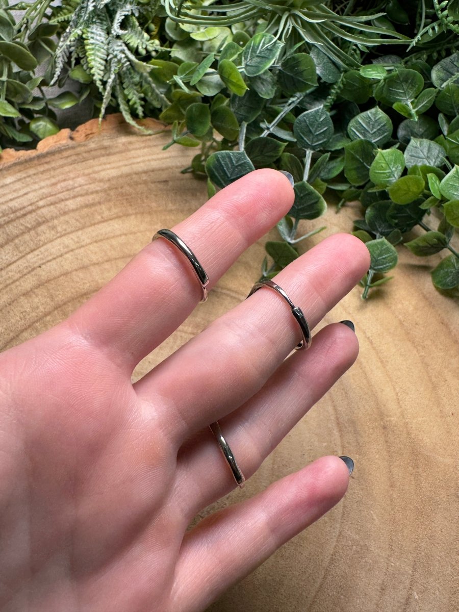 Aura Glass Ring Adjustable