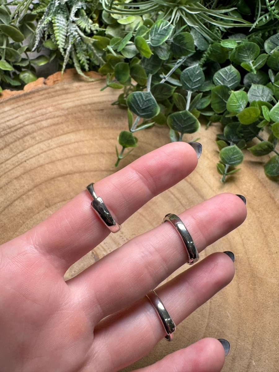 Aura Glass Ring Adjustable