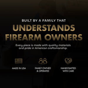 Wilderness Mountain Bear Gun Concealment Furniture - Handcrafted Hidden Gun Storage Wall Decor - Hidden Safe Furniture with Magnetic Lock for Quick Access - Made in USA