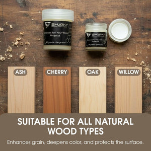 Beeswax Wood Finish – Natural Wood Conditioner for Tool Handles & Carving Projects
