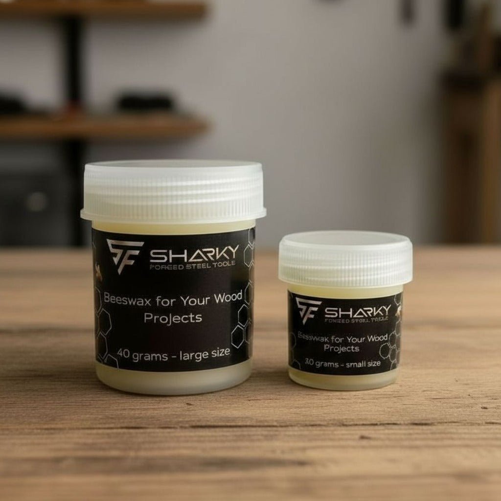 Beeswax Wood Finish – Natural Wood Conditioner for Tool Handles & Carving Projects