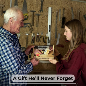 Beginner Heart Wood Carving & Painting Kit — Complete DIY Hobby Set for Adults and Kids