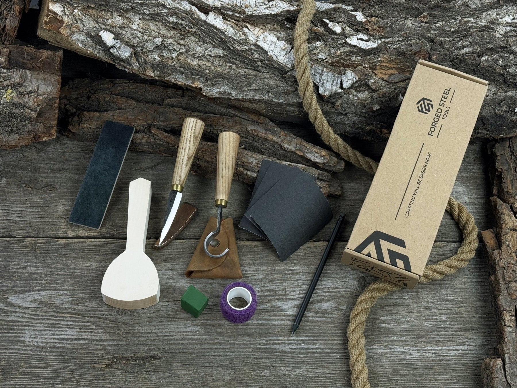 Beginner’s Spoon Carving Kit – Everything You Need to Get Started