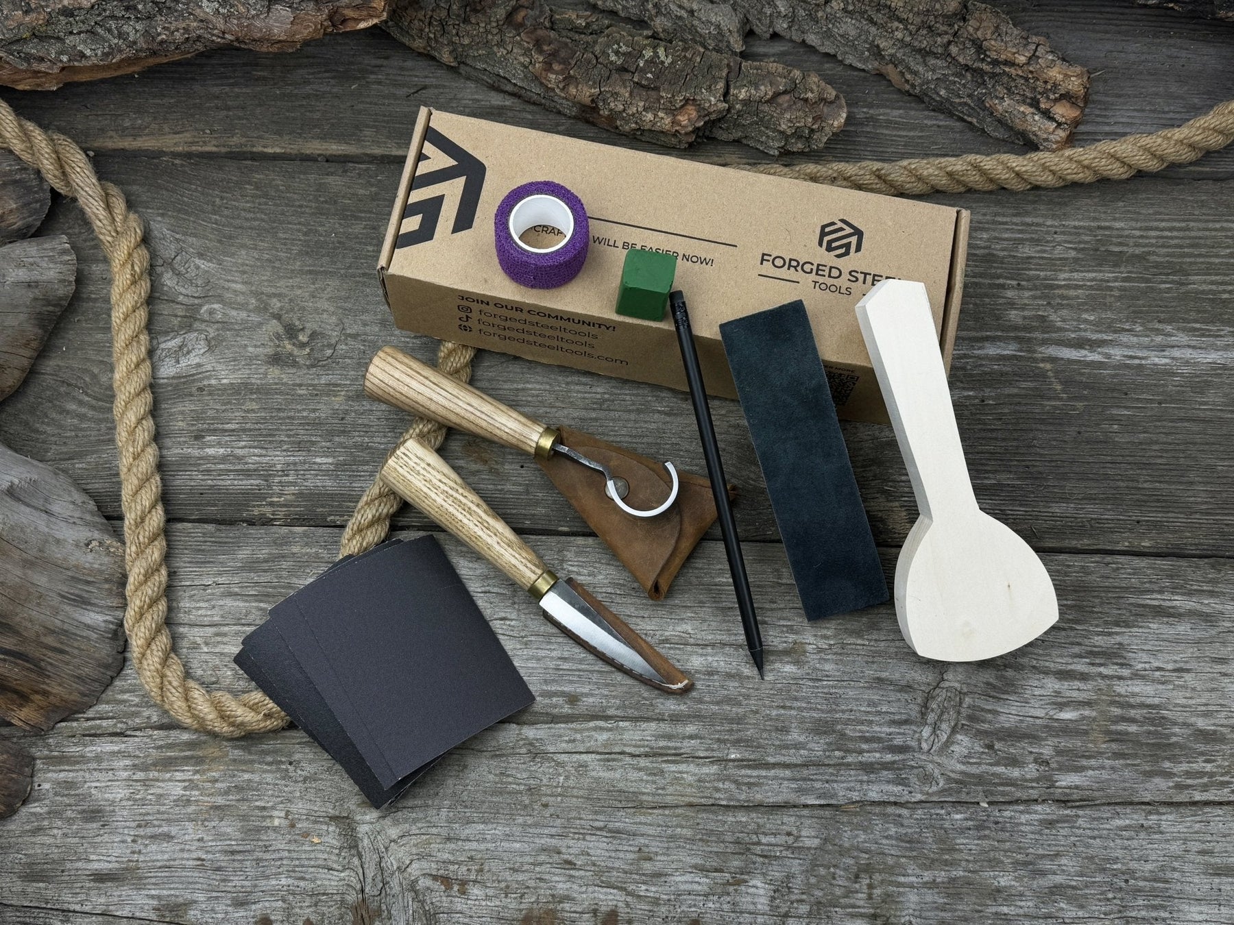 Beginner’s Spoon Carving Kit – Everything You Need to Get Started