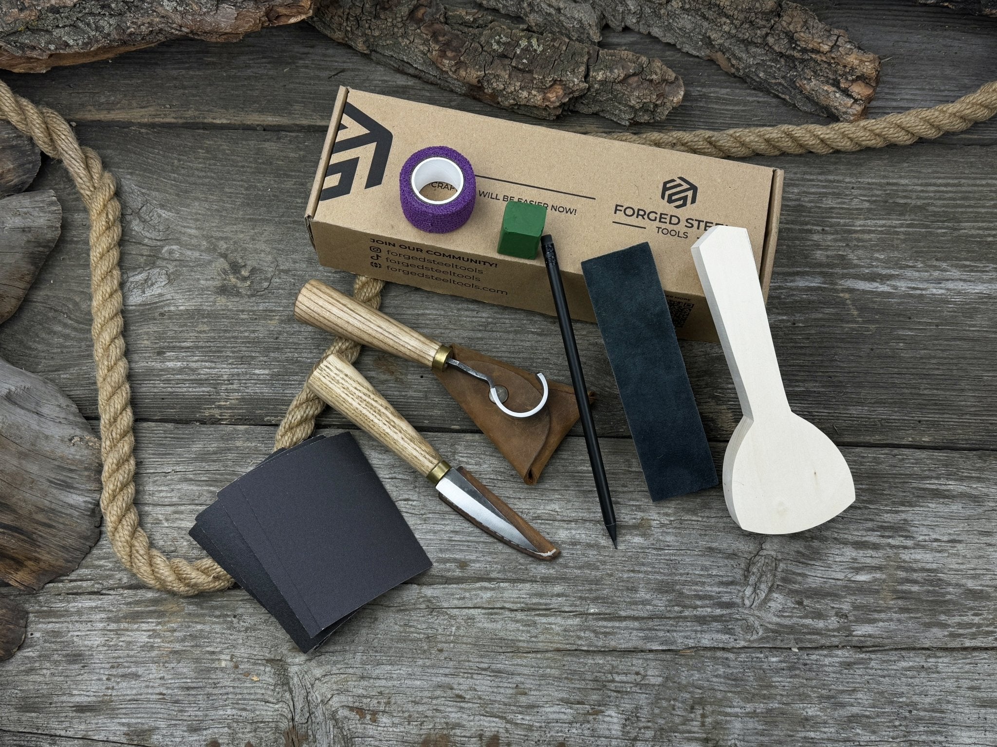 Beginner’s Spoon Carving Kit – Everything You Need to Get Started