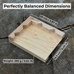 Bench Hook for Wood Carving and Chiseling – Handcrafted Wooden Work Support
