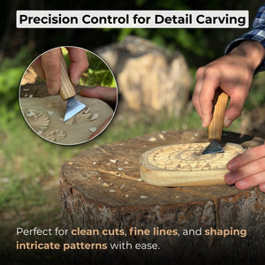 Bevel Edge Carving Knife, 3.5 cm (1.38 inches)