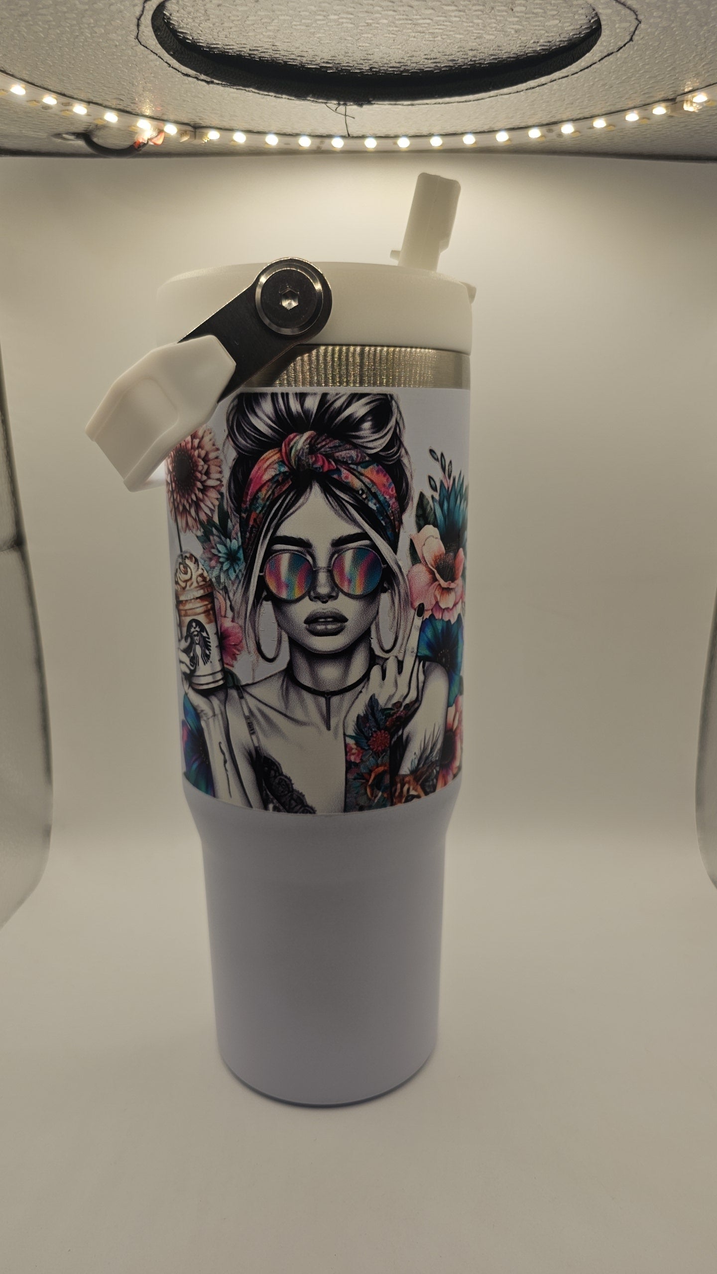 30 oz tumbler "f off girl"