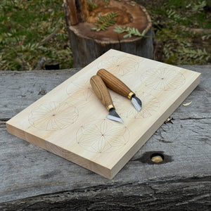 Big Basswood Woodcarving Practice Board