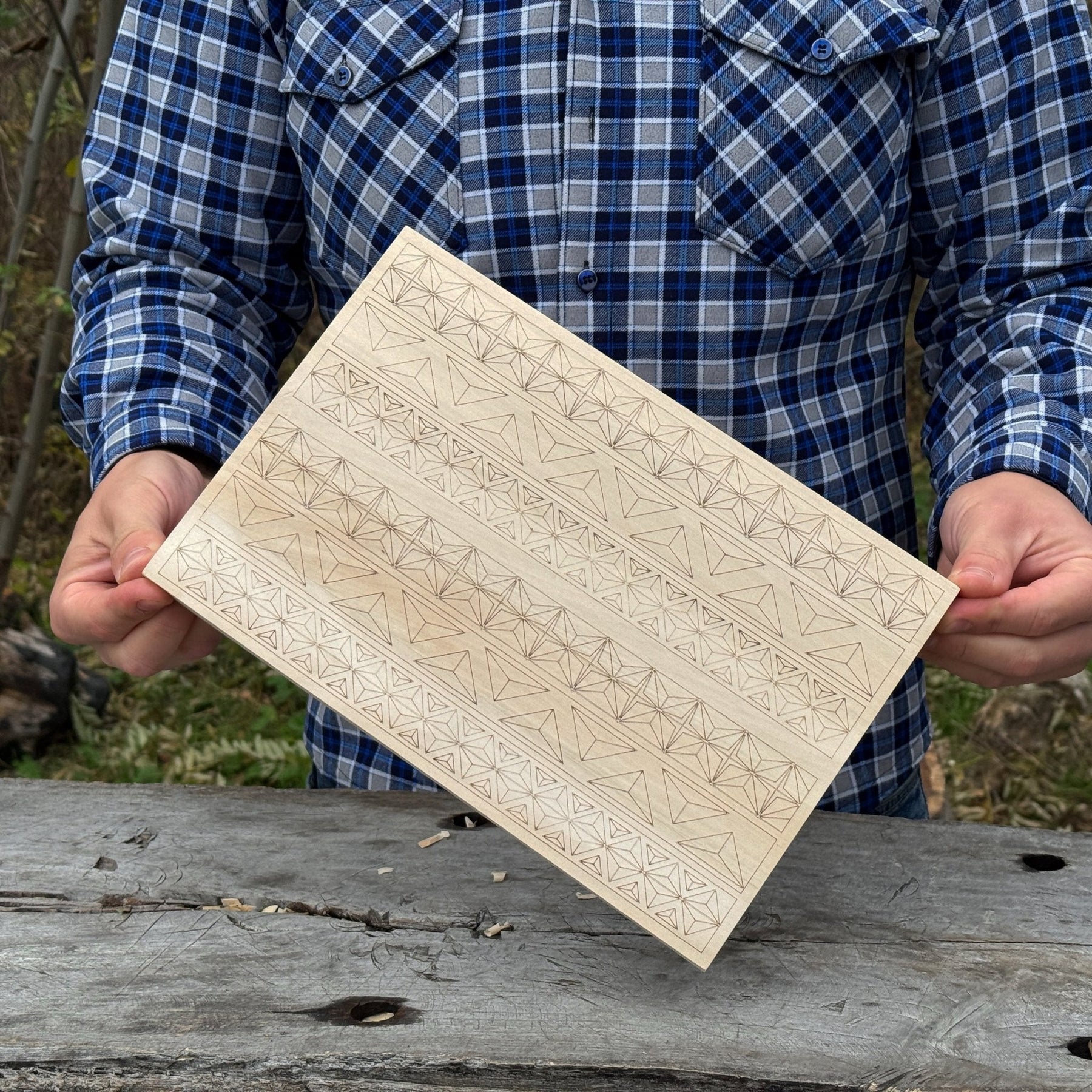 Big Basswood Woodcarving Practice Board